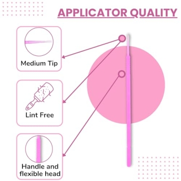 Disposable Micro Applicator Brush for Makeup Precision