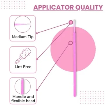 Disposable Micro Applicator Brush for Makeup Precision