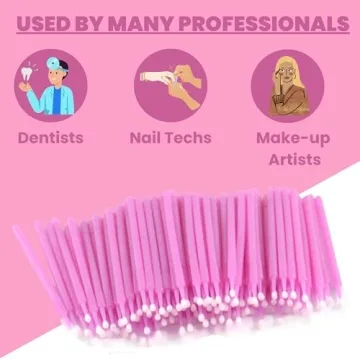 Disposable Micro Applicator Brush for Makeup Precision