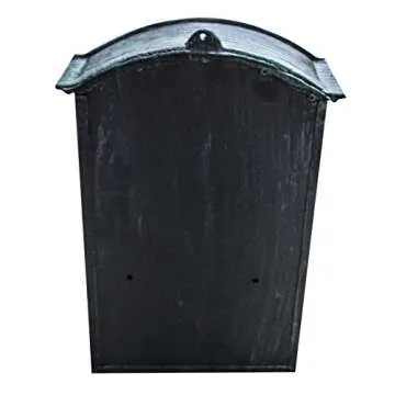 Elegant Locking Wall Mounted Mailbox - Vintage Rose Decoration