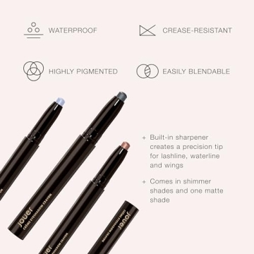 Jouer Crème Eyeshadow Crayon - Waterproof & Long-Lasting