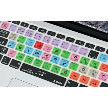 XSKN Logic Pro X Keyboard Cover for MacBook Air Pro