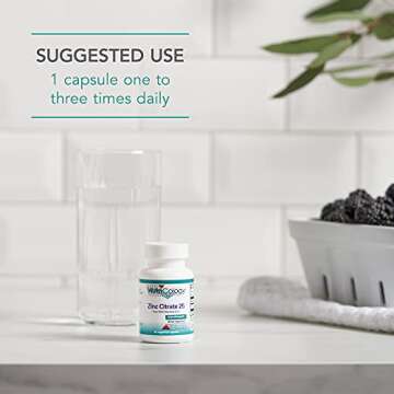 Nutricology Zinc Citrate 25mg for Immune and Cognitive Support