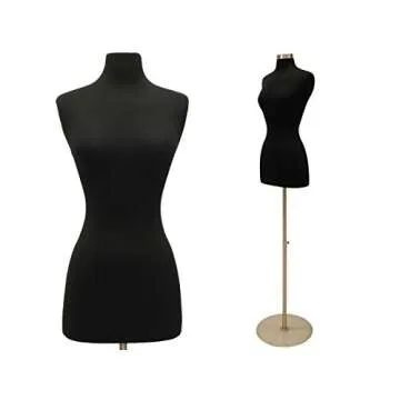 JF-FWPW-4 Size 2-4 Dress Form with Free Black Cover