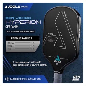 JOOLA Ben Johns Pickleball Paddle for Superior Spin and Control