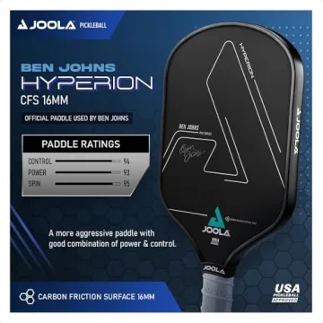 JOOLA Ben Johns Pickleball Paddle for Superior Spin and Control