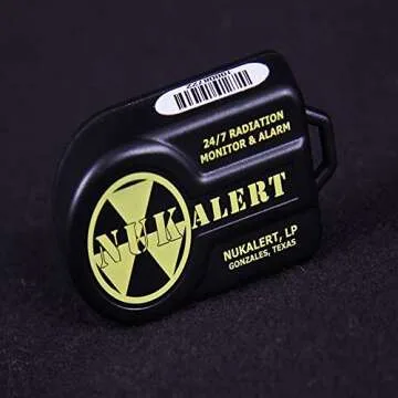 NukAlert™ Nuclear Radiation Detector & Monitor Keychain | Essential Safety Tool for Emergency Prep...