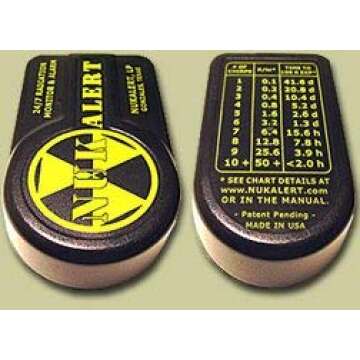 NukAlertTM Nuclear Radiation Detector & Monitor Keychain | Portable Radiation Alarm for Emergency Preparedness, Personal Safety, and Survival | Compact and Easy-to-Carry Radiation Detection Device
