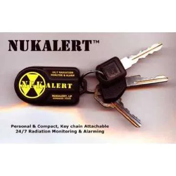 NukAlert™ Portable Radiation Detector & Monitor Keychain