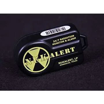NukAlert™ Portable Radiation Detector & Monitor Keychain