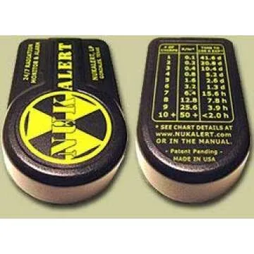 NukAlert™ Portable Radiation Detector & Monitor Keychain