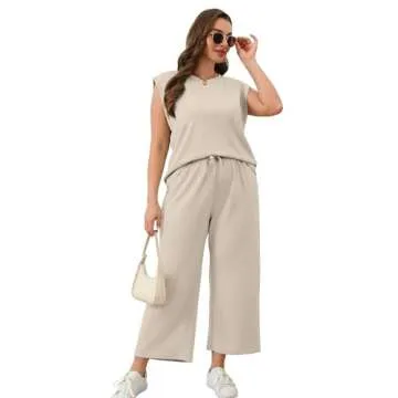 SAMPEEL Summer Lounge Set Women Stylish Travel Outfit