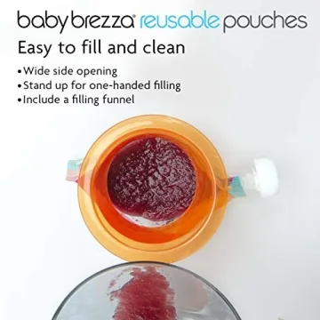 Baby Brezza Baby Food Pouches - Eco-Friendly & Reusable