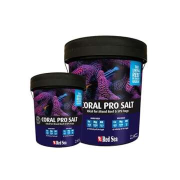 Red Sea Coral Pro Reef Salt Mix Large Bucket | Makes 175 Gallons Complete Marine Saltwater Aquarium Advanced Formula Optimal Coral Health & Stability