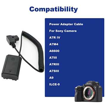 Alvin's Coiled Power Cable for Sony A7 Series Cameras