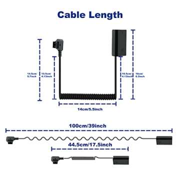 Alvin's Coiled Power Cable for Sony A7 Series Cameras