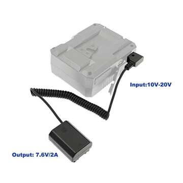 Alvin's Coiled Power Cable for Sony A7 Series Cameras