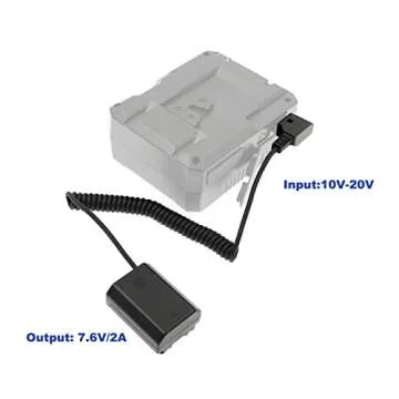 Alvin's Coiled Power Cable for Sony A7 Series Cameras