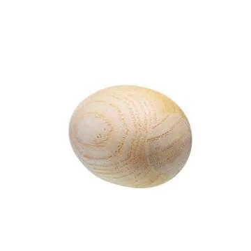 2 Pcs Natural Wood Egg Shaker Musical Percussion Instrument