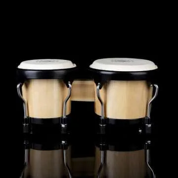 Glory Bongo Drums Set 4” 5” Wood Percussion with Bag