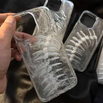 Customizable LMA Goth Phone Case for iPhones - Handmade Style