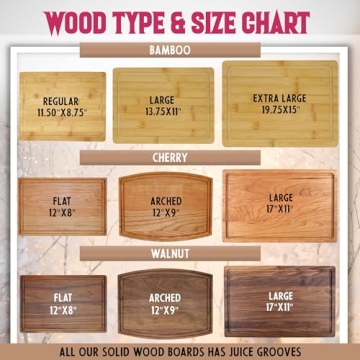 Silveroy Customized Love: Personalized Engraved Wood Cutting Boards for Couples - Ideal Gift for Weddings, Bridal Showers, Anniversaries, Christmas, Housewarming and Real Estate Closing