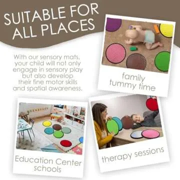 16 Set Sensory Mats for Kids - Tactile Exploration