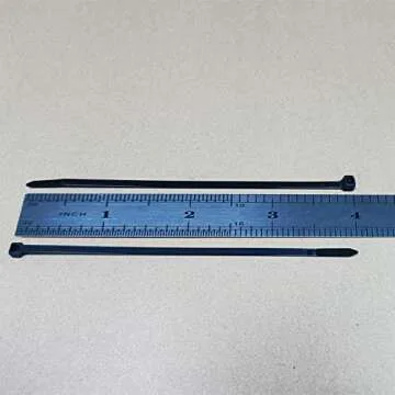 Zip Ties 4 inch 500 pcs Cable Zip Ties with 40 Pounds Tensile Strength, Black Cable Ties, Heavy Duty Self-Locking Black Nylon Tie Wraps for Indoor and Outdoor (4 inch 500 pcs, Black)