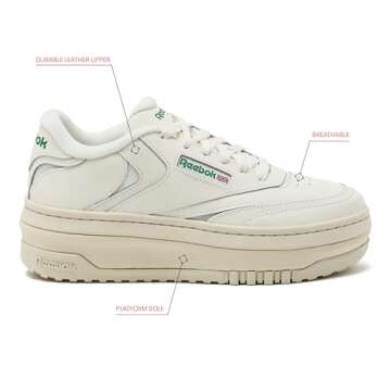 Stylish and Comfortable Reebok Club C Extra Platform Sneakers for Women