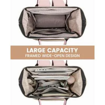 LOVEVOOK Laptop Backpack for Women - Fashionable, Functional, and Versatile Travel Companion