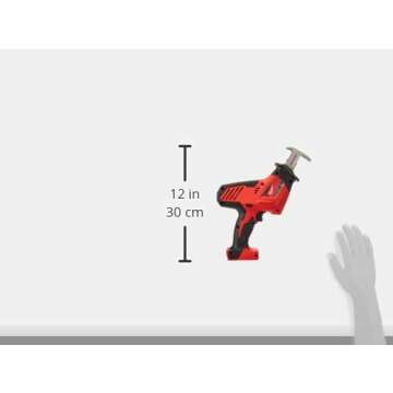 Milwaukee 2625-20 M18 18-Volt Lithium-Ion Cordless Hackzall Reciprocating Saw, Bare Tool