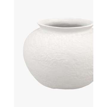 Elegant Handcrafted Kathryn Textured Paper Mache Cache