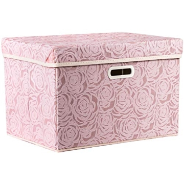 PRANDOM Stylish Collapsible Storage Bin for Home Organization