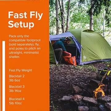 Big Agnes Blacktail Backpacking & Camping Tent, 2 Person