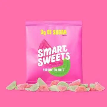 SmartSweets Sourmelon Bites - Low Sugar Gummy Candy Delight