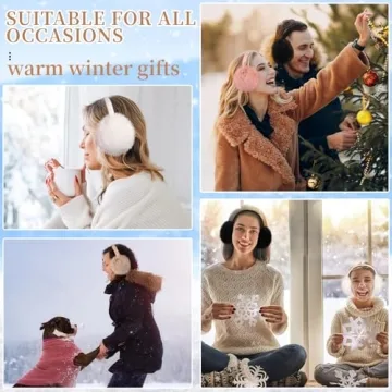 Lainlight Winter Ear Muffs for Women & Girls - Adjustable and Cozy