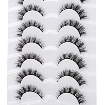 Pooplunch 8D Silk Lashes - Natural Cat Eye Fake Eyelashes
