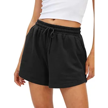 AUTOMET Womens Sweat Shorts Casual Summer Athletic Shorts for Stylish Comfort