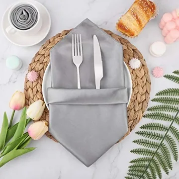 Aneco Satin Napkin Set for Elegant Dining Experience