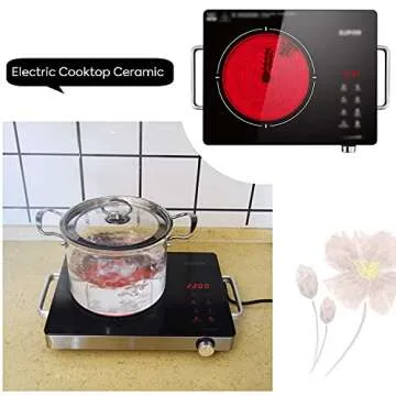 Glass Saucepan with Cover Heat Resistant Glass Pots Glass Cookware for Electric Cooktop Ceramic BAKOUSTAR,Safe for Soup, Milk, Food (5)…