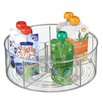 Effortlessly Organize with the mDesign Lazy Susan Storage