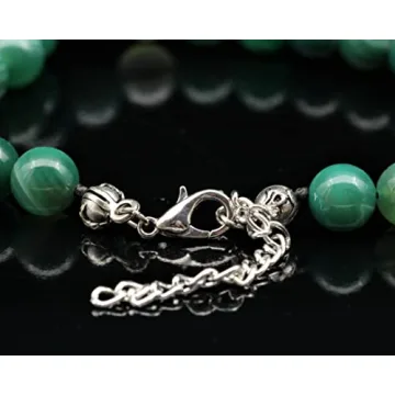 Natural Green Agate Choker Necklace | Handmade Gemstone Jewelry