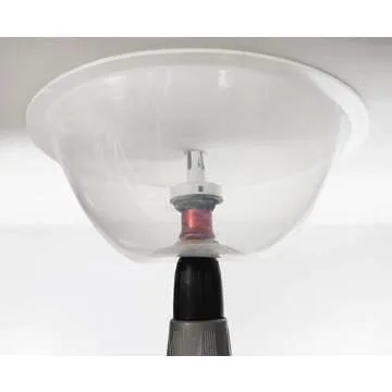 Disston E0215000 Blu-Mol RemGrit Collapsible Hole Saw Accessories Dust Bowl, for Installing Recessed Lights and Works With All Hole Saws