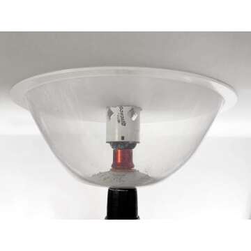 Disston E0215000 Blu-Mol RemGrit Collapsible Hole Saw Accessories Dust Bowl, for Installing Recessed Lights and Works With All Hole Saws