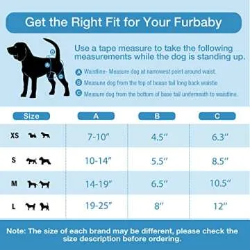 Stylish 3-Pack Washable Female Dog Diapers for Girls