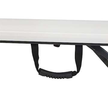 CoscoProducts Diamond Series 300 lb. Weight Capacity Folding Table, 6' X 30", White