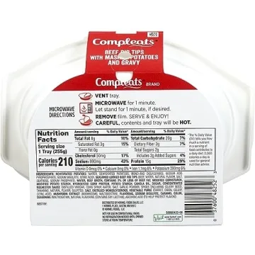 HORMEL COMPLEATS Delicious Beef & Mashed Potatoes Meal