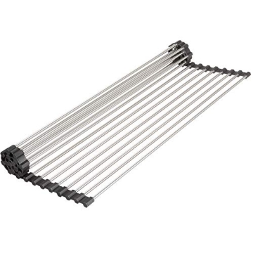 Stainless Steel Roll Up Dish Drying Rack for Kitchen Sink