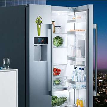 Multifunctional Kitchen Scissors Heavy Duty - Stainless Steel Comes Apart Easily, Dishwasher Safe. Sharp Food & Utility Shears For Herbs, Poultry, Meat, Fish, Pizza & Vegetables