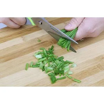 Multifunctional Kitchen Scissors Heavy Duty - Stainless Steel Comes Apart Easily, Dishwasher Safe. Sharp Food & Utility Shears For Herbs, Poultry, Meat, Fish, Pizza & Vegetables